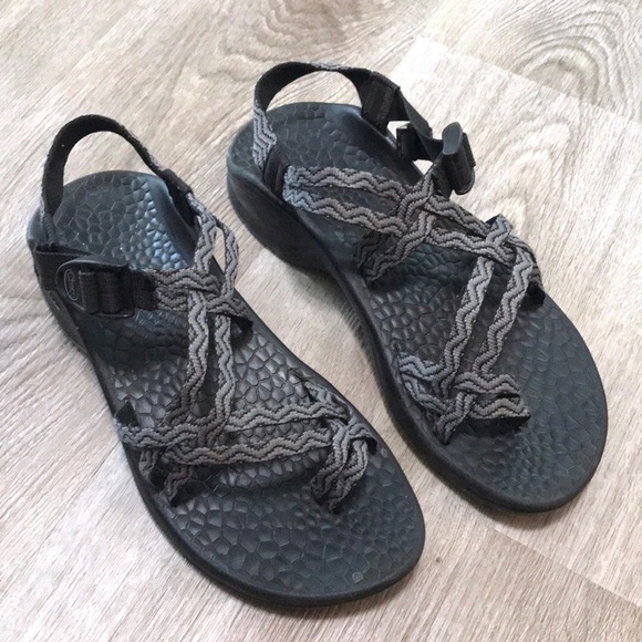Chaco Women’s ZX/2 Classic Black Sandals Size 10 - Picture 1 of 9